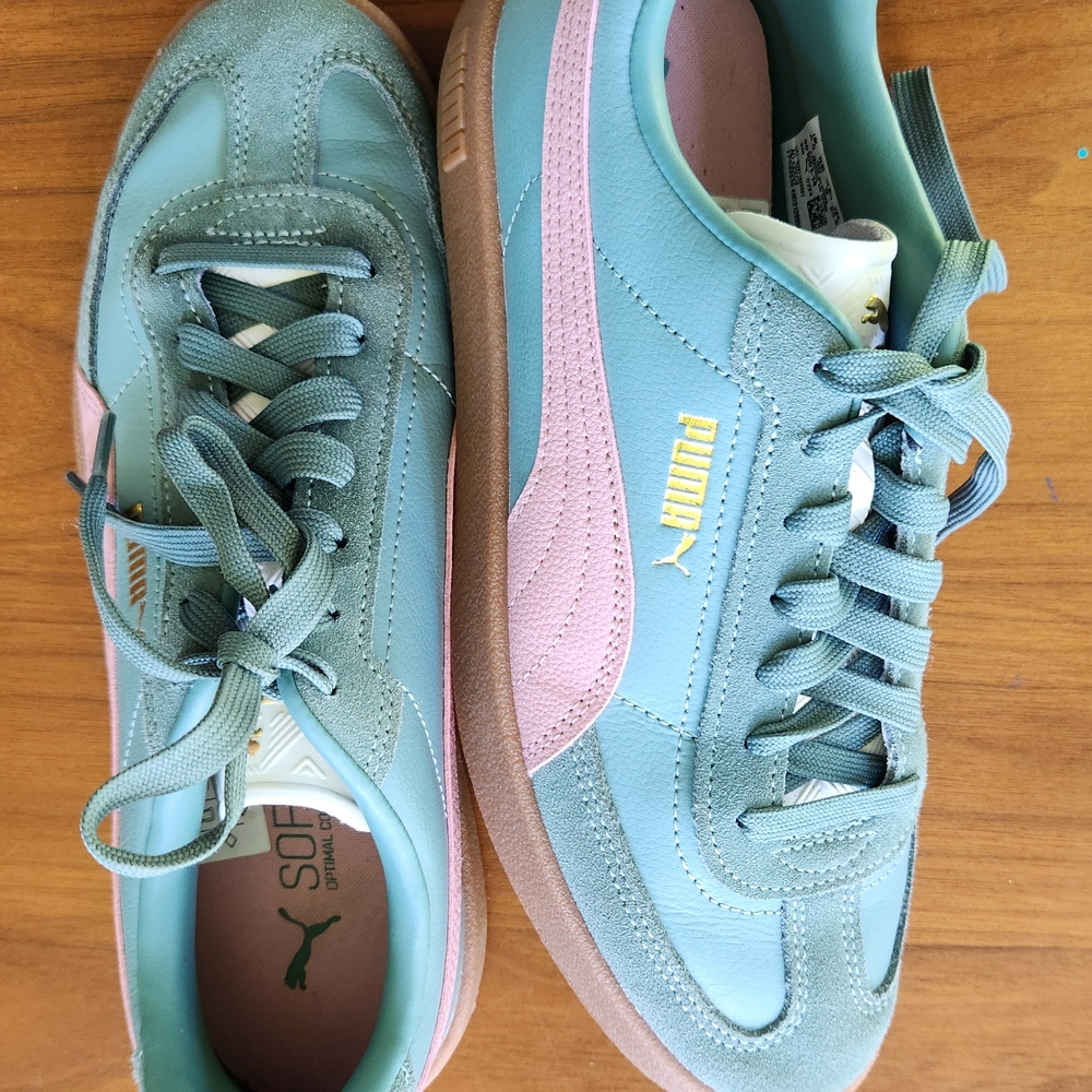 Puma Teal and Pink Women's Sneakers - Picture 5 of 5